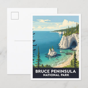 Bruce Peninsula National Park Ontario Canada Briefkaart