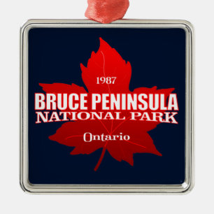 Bruce Peninsula NP (esdoorblad) Metalen Ornament