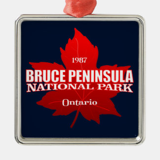 Bruce Peninsula NP (esdoorblad) Metalen Ornament