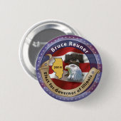Bruce Rauner Ronde Button 5,7 Cm (Voorkant /achterkant)