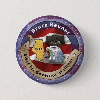 Bruce Rauner Ronde Button 5,7 Cm