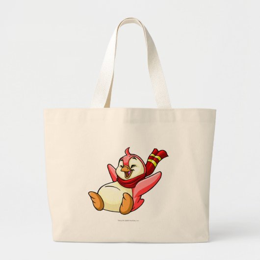 Bruce Red Grote Tote Bag (Voorkant)