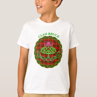 Bruce Scottish Tartan Celtic Thistle T-shirt
