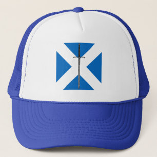 Bruce Sword op Saltire Trucker Pet