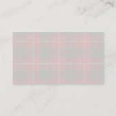 Bruce Tartan Carte de visite (Dos)