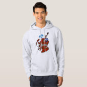Bruce Tartan Carte et Sweat - shirt à capuche d'in (Devant entier)