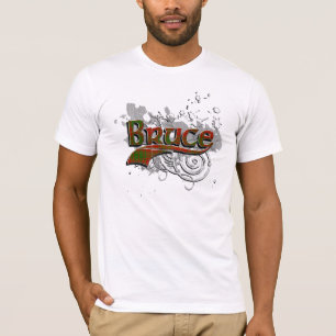 Bruce Tartan Grunge T-shirt