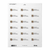 Bruce Tartan Lion Etiket (Full Sheet)