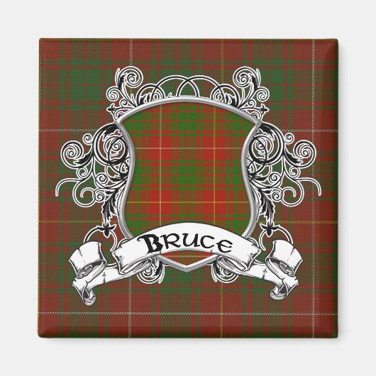 Bruce Tartan Shield Magneet (Voorkant)