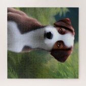 Bruce The Border Collie Puppy, Jigsaw Puzzle (Horizontal)