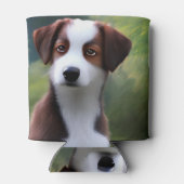 Bruce The Border Collie Puppy, Koelbox Blikjeskoeler (Achterkant)