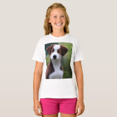 Bruce The Border Collie Puppy, T-shirt Enfants (Devant entier)