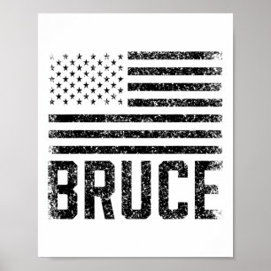 Bruce Verjaardag Voornaam Naam Gepersonaliseerd NL Poster