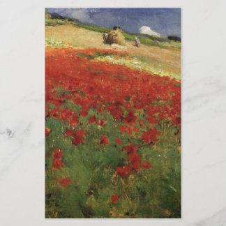 BRUCE, William Blair klaprozen klaproos rode bloem Briefpapier