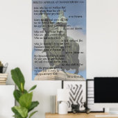 Bruce's adres in Bannockburn 1314 Poster (Thuiskantoor)