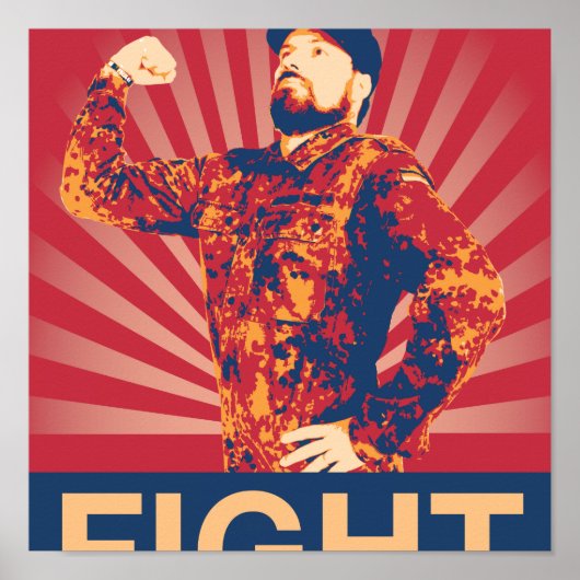 Bruce's Fight Poster (Voorkant)