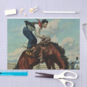 “Bruckert's Ranch” door W Herbert Dunton Tissuepapier (Craft)