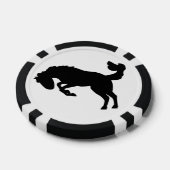 Brucking Bronco Paard Poker Chips. Pokerchips (Enkel)
