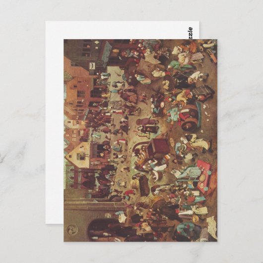 Bruegel d. Pieter Serie der sogenannten bilder Briefkaart (Voorkant / Achterkant)