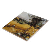 Bruegel de Oudere - De Oogst Tegeltje (Zijkant)