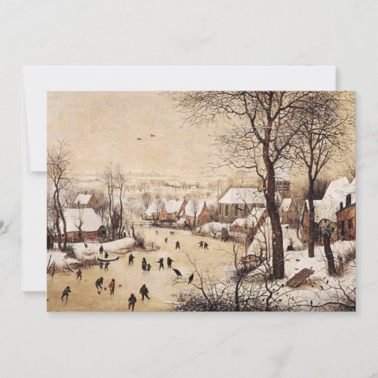 Bruegel het Ouderland - winterlandschap Kaart (Voorkant)