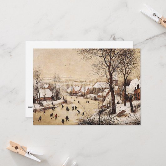 Bruegel het Ouderland - winterlandschap Kaart (Voorkant / Achterkant in situ)