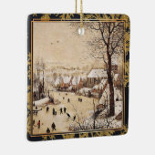 Bruegel het Ouderland - winterlandschap Keramisch Ornament (Rechts)