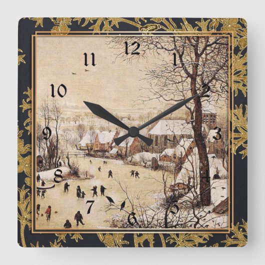 Bruegel het Ouderland - winterlandschap Vierkante Klok (Voorkant)