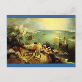 Bruegel's landschap met de Herfst van Icarus - 155 Briefkaart (Voorkant)