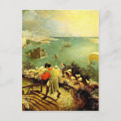 Bruegel's landschap met de Herfst van Icarus - 155 Briefkaart (Voorkant)