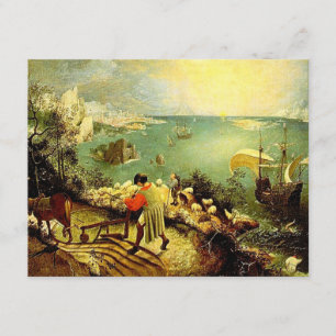 Bruegel's landschap met de Herfst van Icarus - 155 Kaart