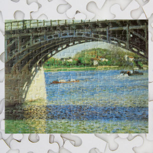 Brug bij Argenteuil door Gustave Caillebotte Legpuzzel