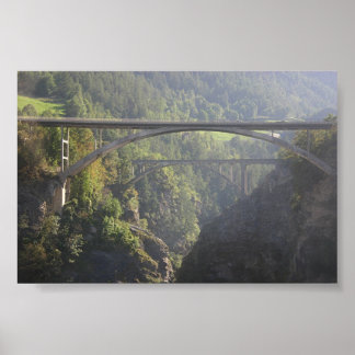 Brug bij Brigg Zwitserland Poster
