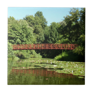 Brug bij Centennial Lake in Ellicott City Tegeltje