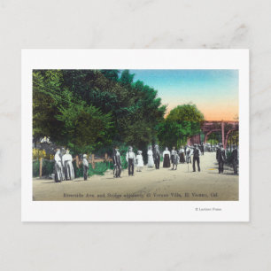 Brug bij El Verano Villa Briefkaart