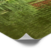 Brug bij het meer van het honderdjarig bestaan in  poster (Hoek)