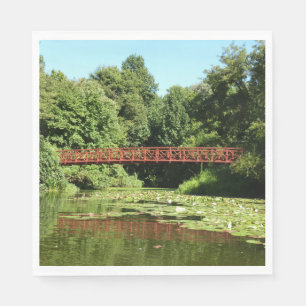 Brug bij het meer van het honderdjarig bestaan in  servet