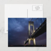 Brug bij nacht Briefkaart (Voorkant / Achterkant)