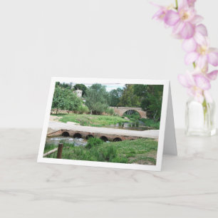 Brug bij Ruta del Agua, Chelva, Valencia, Spanje Kaart