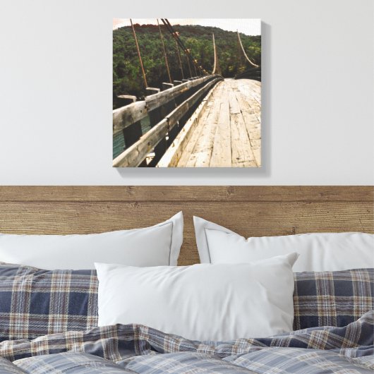 brug canvas afdruk (Insitu (Slaapkamer))