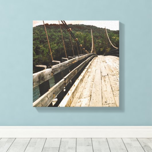 brug canvas afdruk (Insitu (Houten vloer))