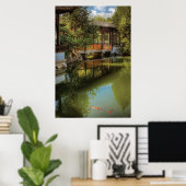 Brug - de Chinese tuin Poster (Thuiskantoor)