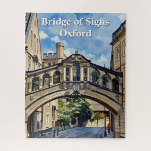 Brug der Zuchten in de Waterverf van Oxford Legpuzzel