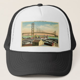 Brug Detroit van ambassadeur, Vintage Michigan Trucker Pet