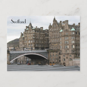 brug edinburgh schotland briefkaart