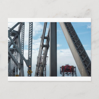 Brug en bouw briefkaart