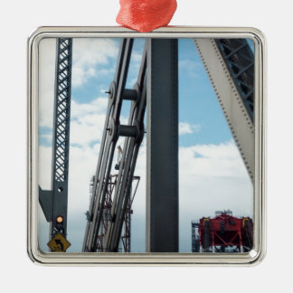Brug en bouw metalen ornament