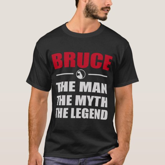 BRUG HET MAN DE MYTH DE LEGEND T-SHIRT (Voorkant)