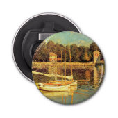 Brug in Argenteuil Claude Monet Button Flesopener (Voorkant)