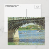 Brug in Argenteuil door Gustave Caillebotte Briefkaart (Voorkant / Achterkant)